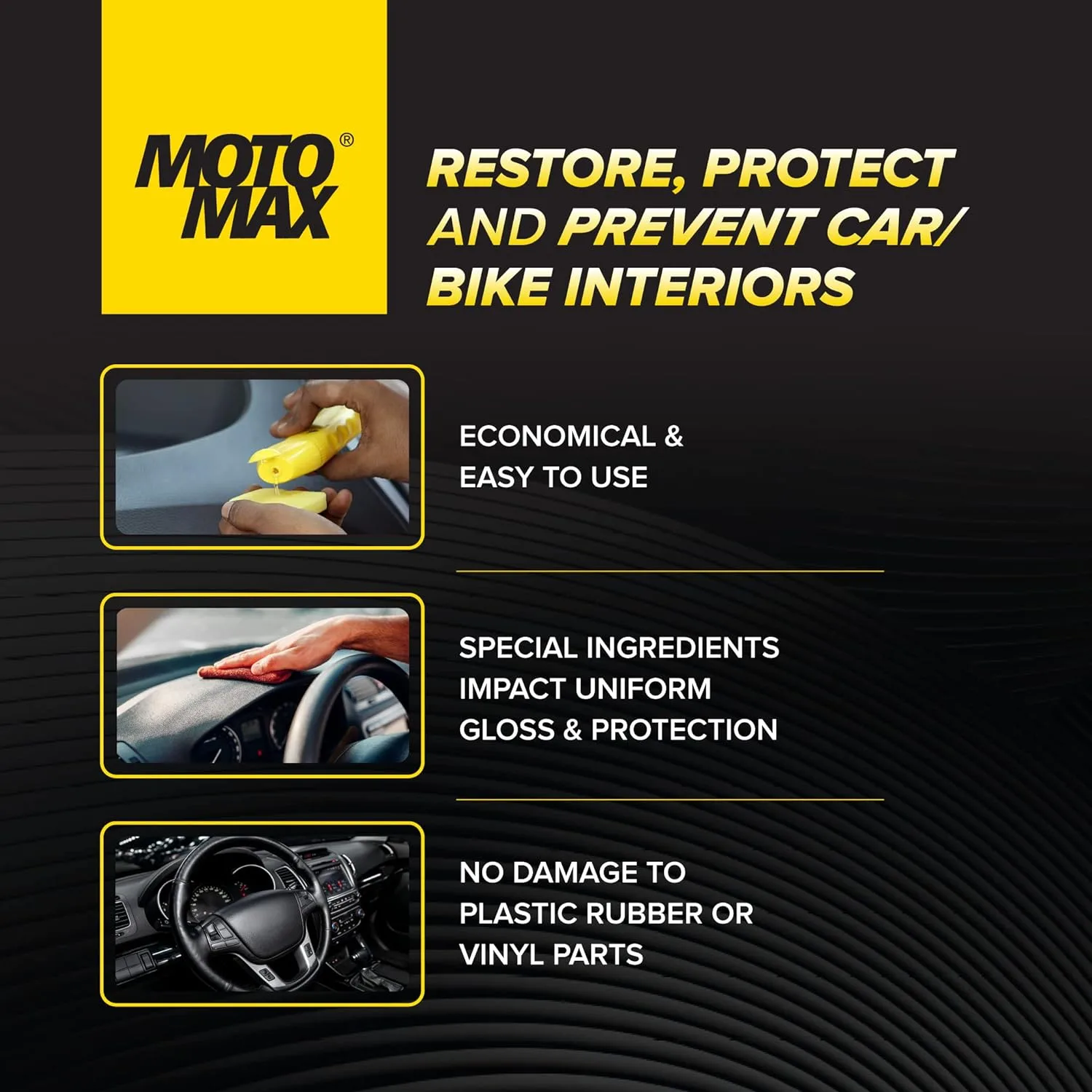 Dashboard Polish 100ml Motomax