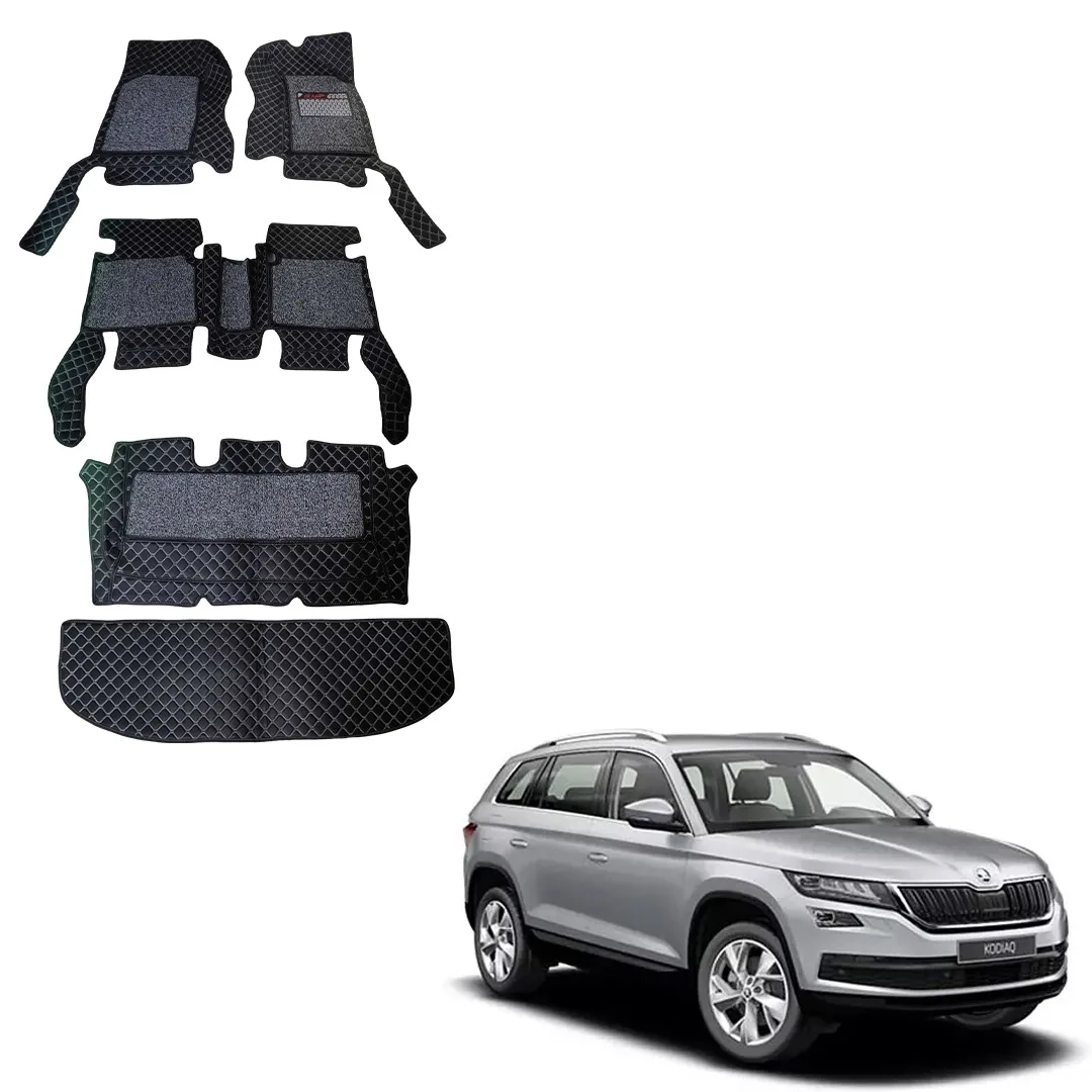 7D Floor Mats Kodiaq Legato
