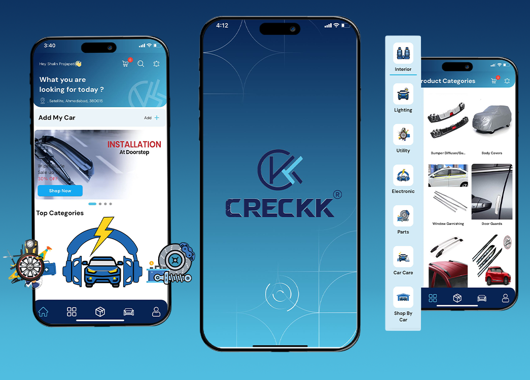 How is Creckk’s Mobile App transforming car accessories shopping?