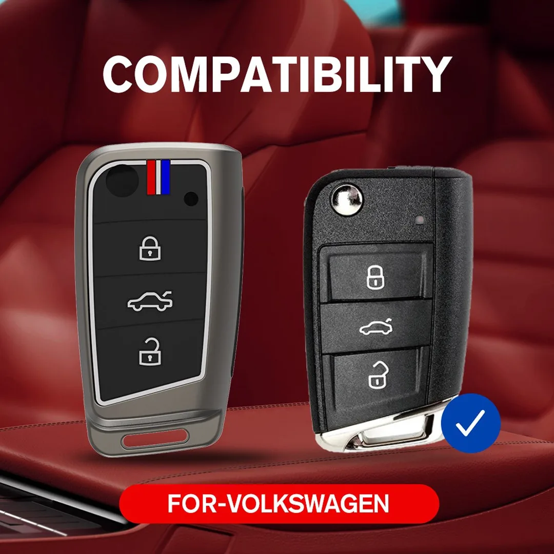 Key Cover Metal for Tiguan