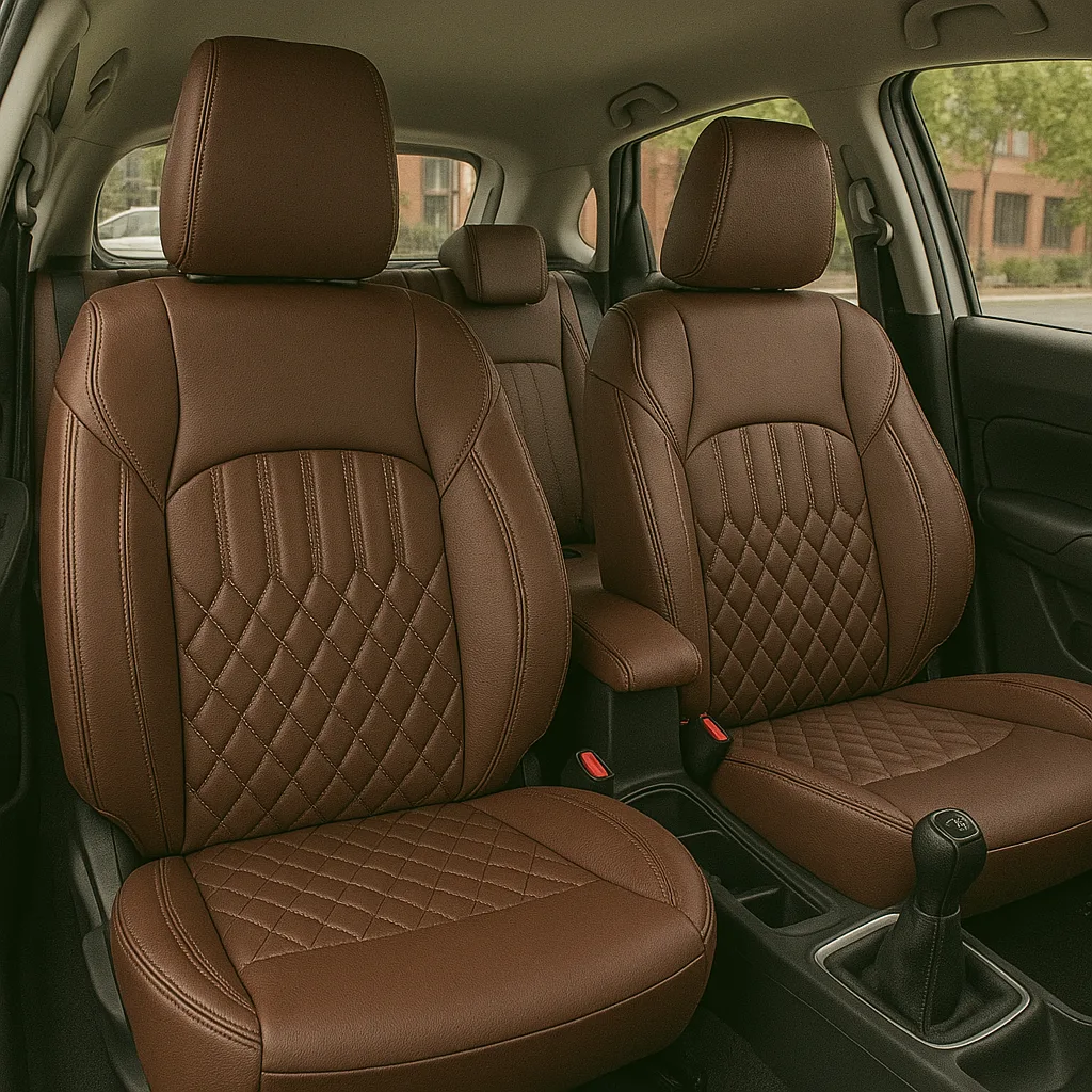 Seat Cover Brown Nappa Leather