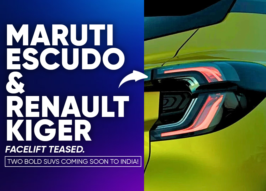 Two New SUVs Incoming: Maruti Escudo & Renault Kiger Facelift Gearing Up for India
