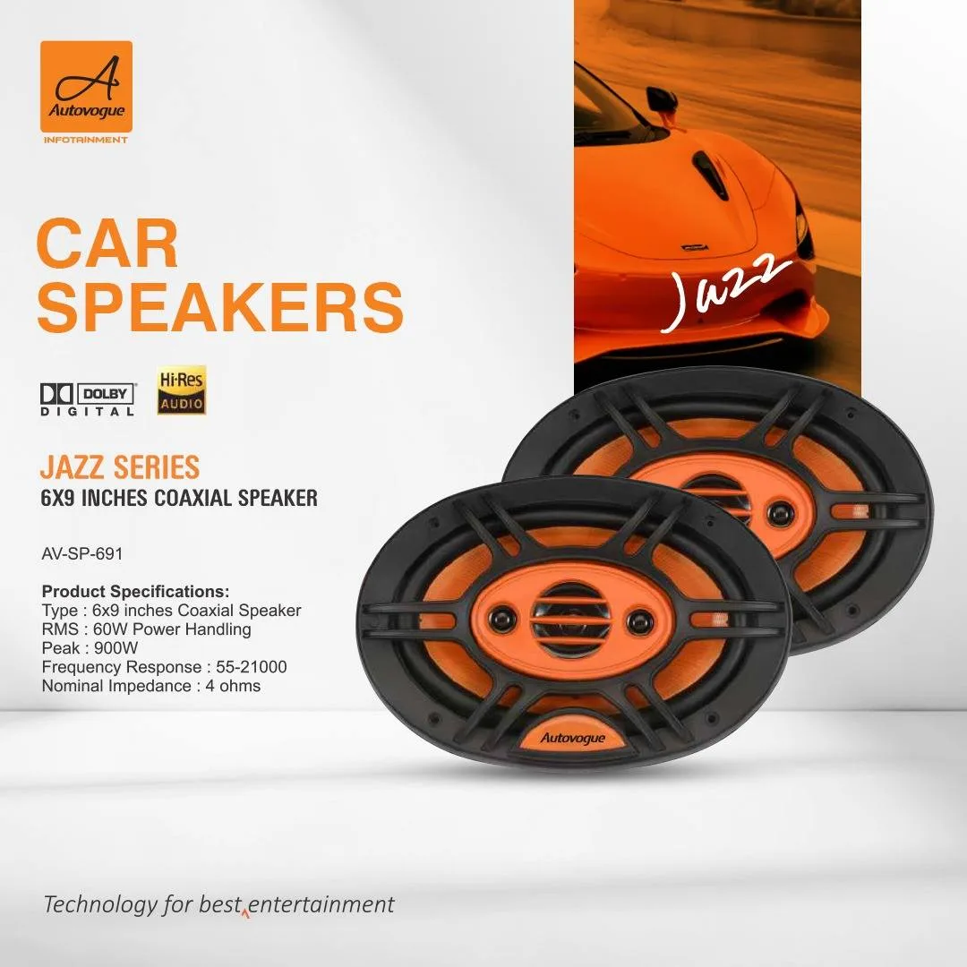 Speakers 6" 500W Autovogue