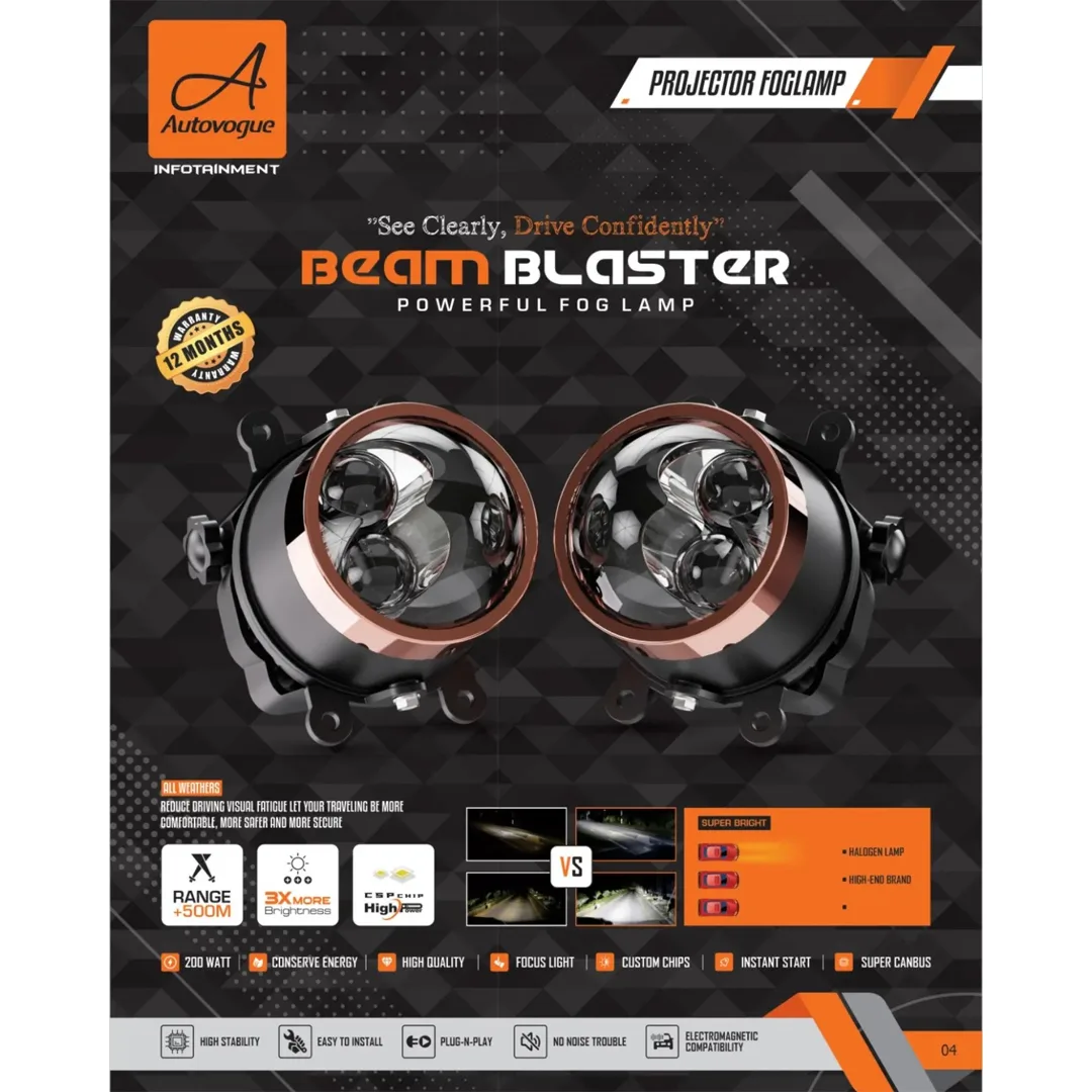 Fog Lamp 3" 2 In 1 Autovogue