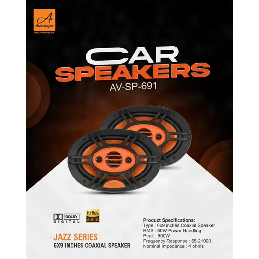 Speakers 6" 500W Autovogue