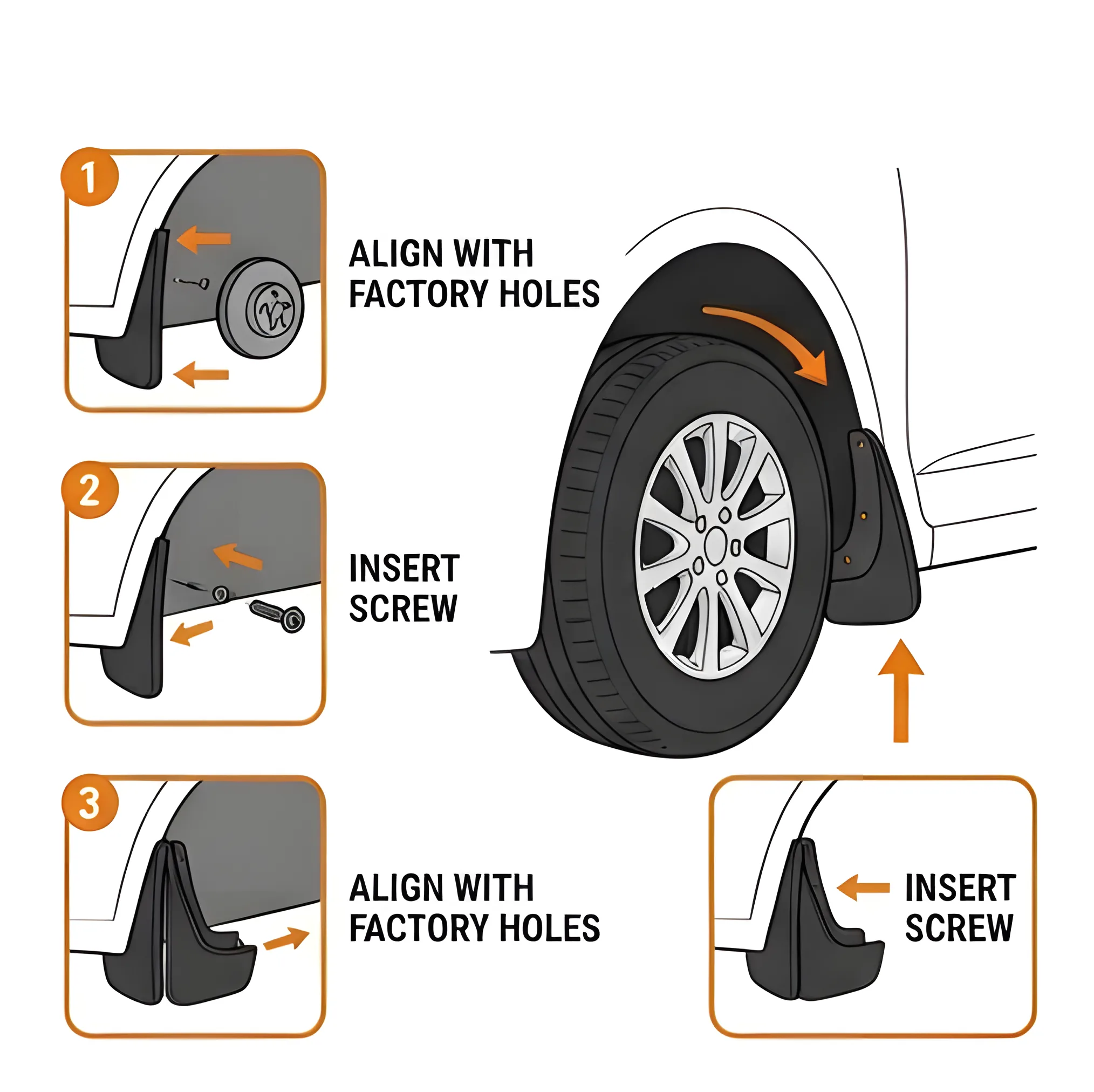 Mud Flap Ertiga 22+ MotoFlex