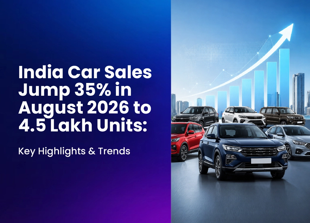 India Car Sales Jump 35% in August 2026 to 4.5 Lakh Units: Key Highlights & Trends