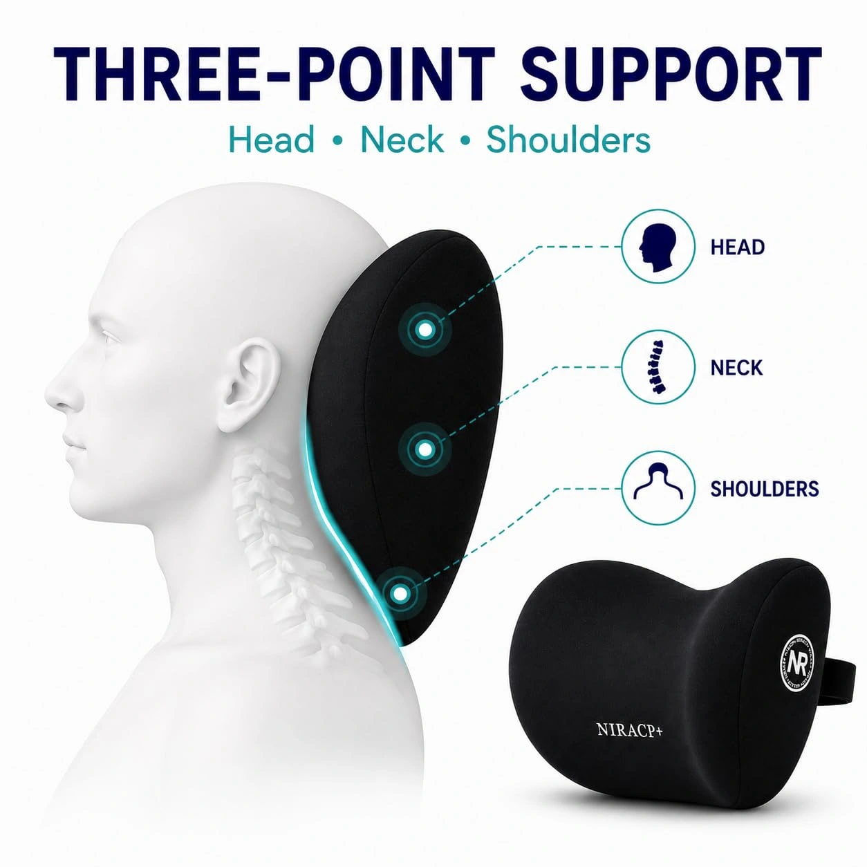 Neck Pillow Ergonomic NIRACP+