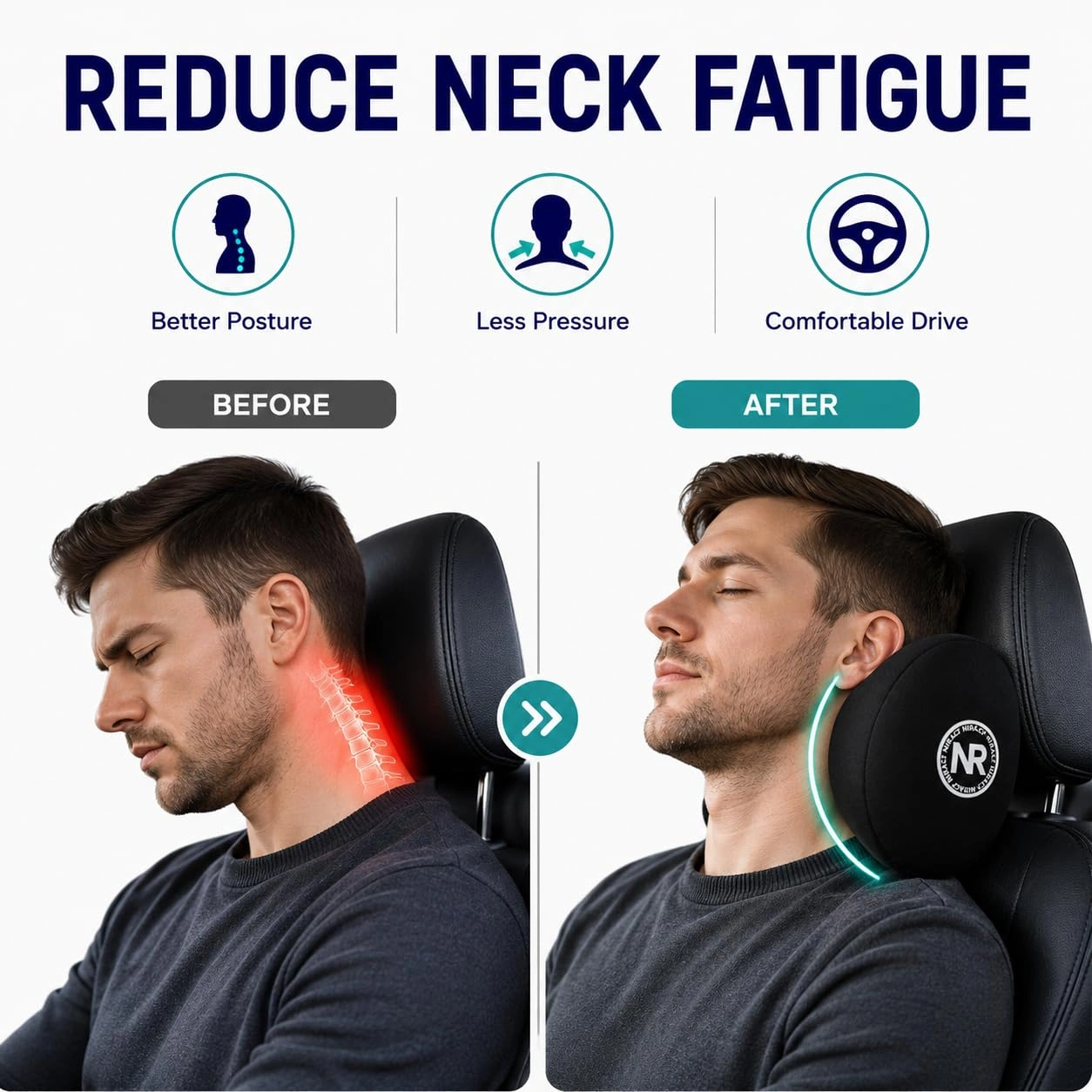 Neck Pillow Ergonomic NIRACP+