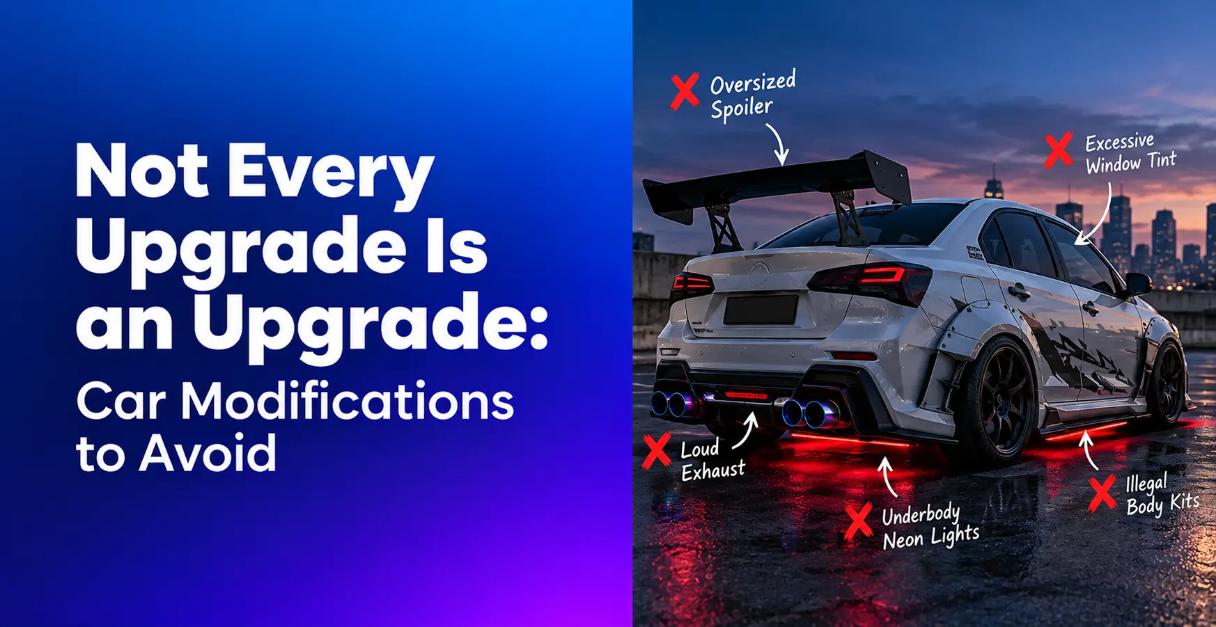 Not Every Upgrade Is an Upgrade: Car Modifications to Avoid