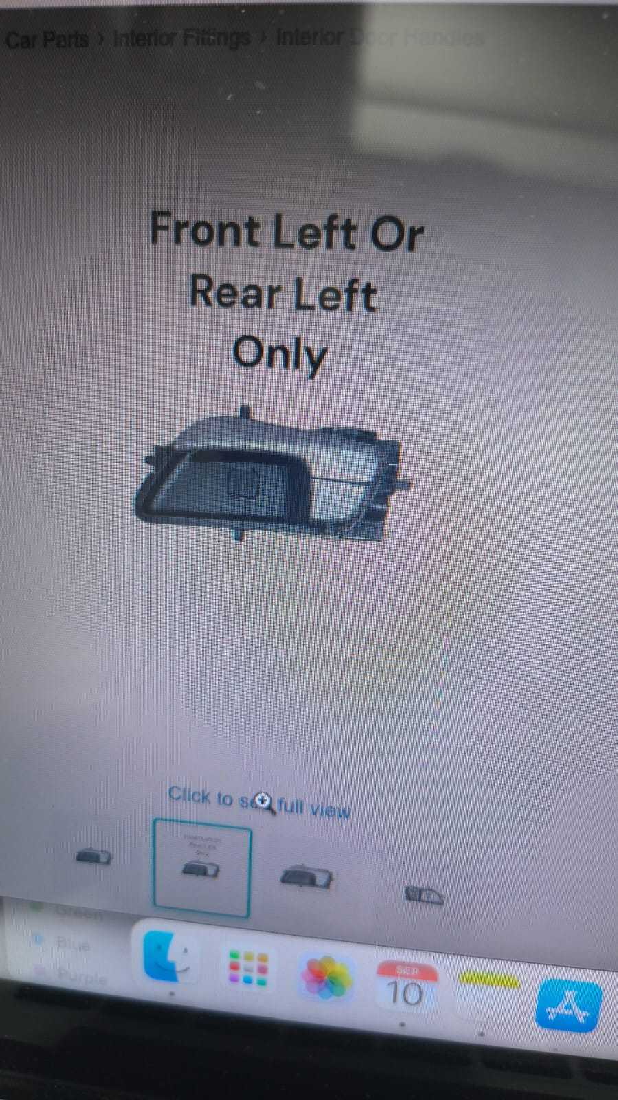 Car Door Inner Side Handle