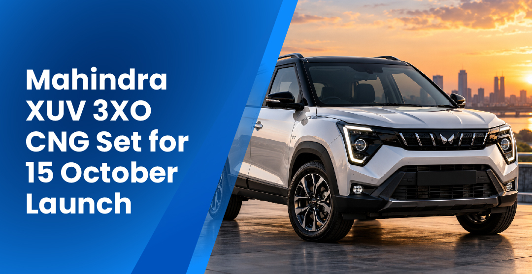 Mahindra XUV 3XO CNG Set for 15 October Launch